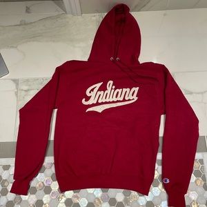 Indiana University Champion Hoodie Sweatshirt